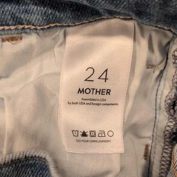 MOTHER Light Blue Flare Jeans - Picture 6 of 11